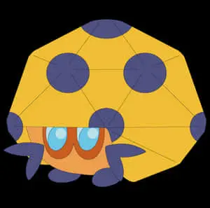 Adorable Dottler on a black background