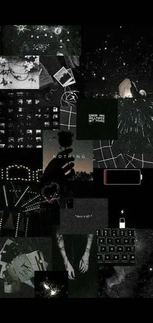 Grunge Emo Aesthetic Black Anime