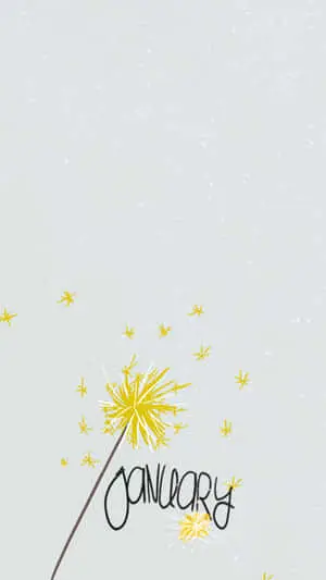 Sparkle Fireworks Art January Phone