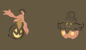 Minimalist Brown Gourgeist And Pumpkaboo